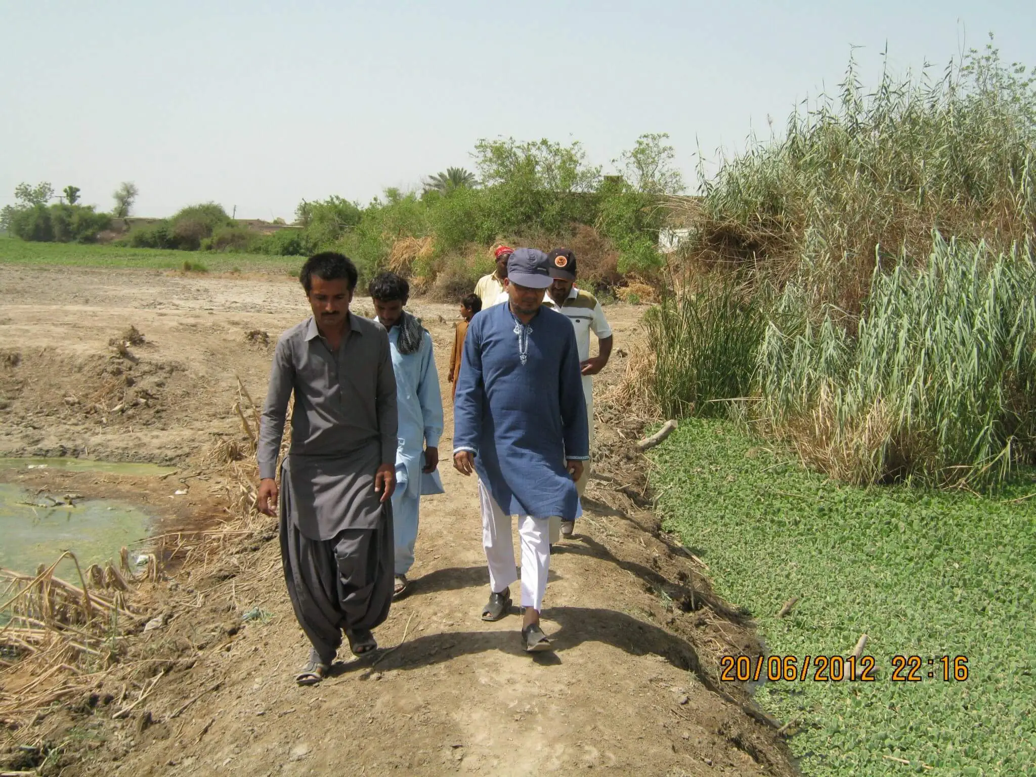 IN A VILLAGE WHERE THE DRAINAGE SYSTEM WAS IMPLEMENTED 