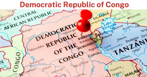 map shows republic of congo 